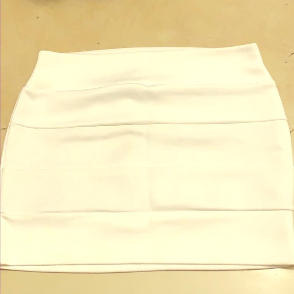 White skirt